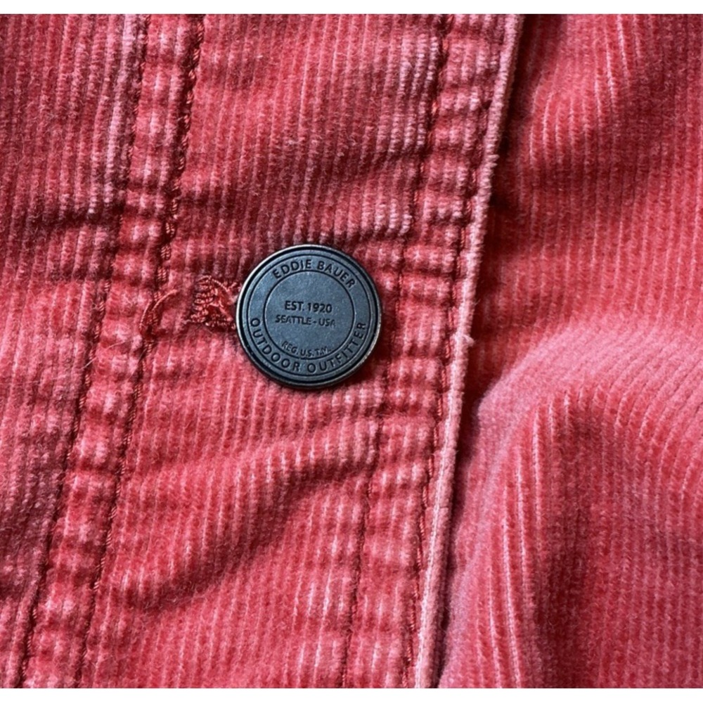 Eddie Bauer Women's Long Sleeve Large Petite Corduroy outdoor outfitter Jacket - Picture 9 of 9